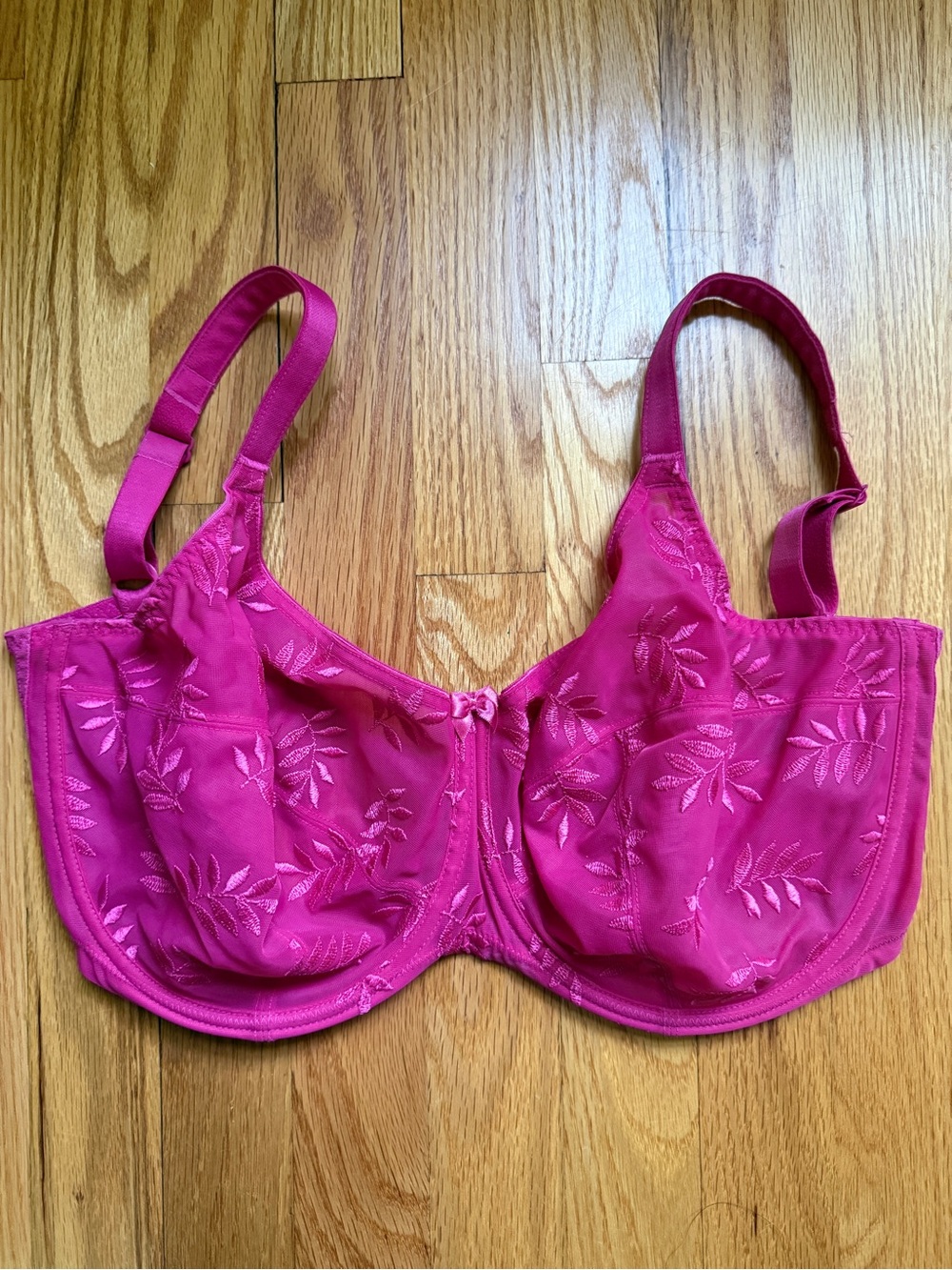 Panache Tango Unlined Underwire Bra in Bright Fuchsia Pink 32HH